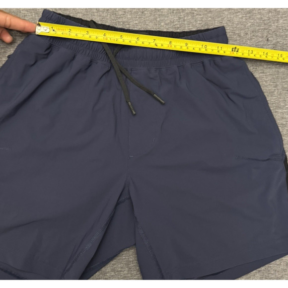 Rhone Versatility Shorts Mens Small S Blue Athletic Stretch Athleisure Elastic - Picture 3 of 8